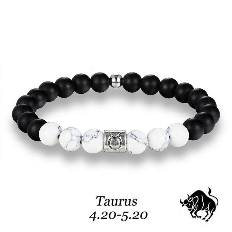 Matte Stone Taurus Bracelet