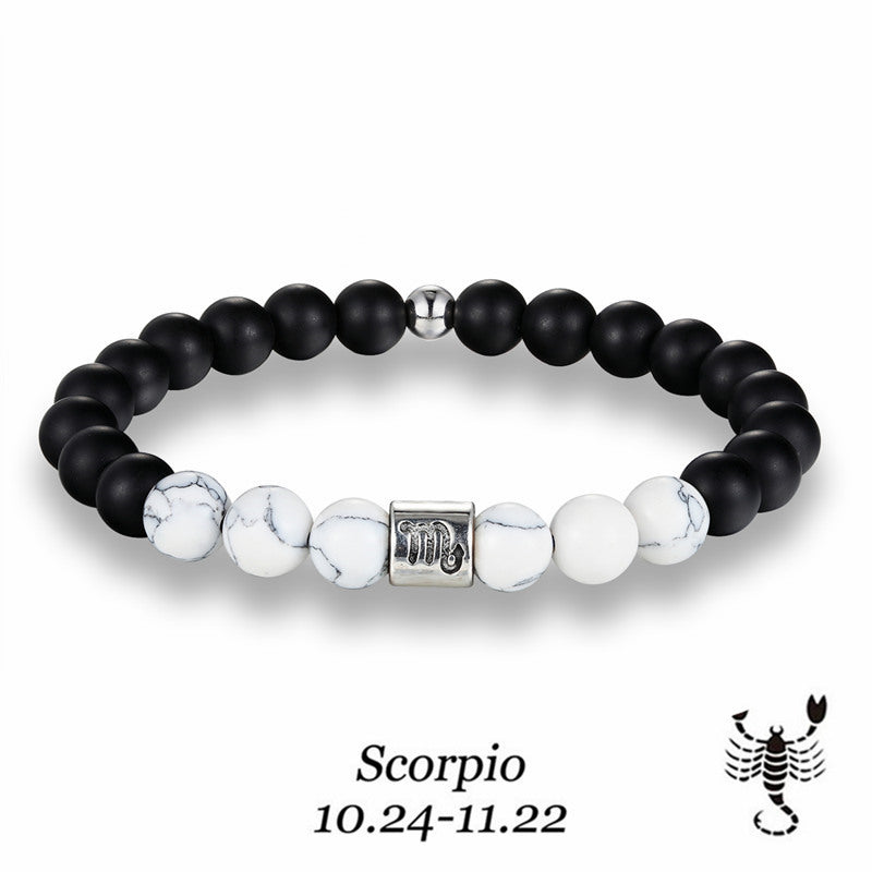 Matte Stone Scorpio Bracelet