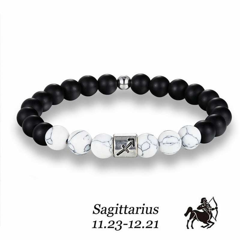 Matte Stone Sagittarius Bracelet