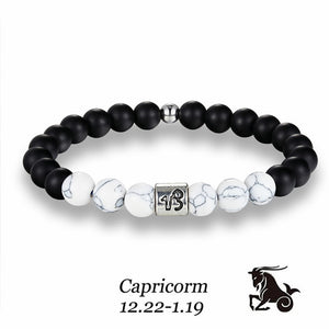 Matte Stone Capricorn Bracelet