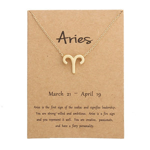 Aries Sign Necklace