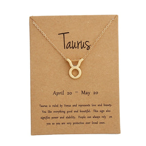 Taurus Sign Necklace