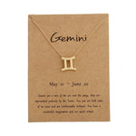 Gemini Sign Necklace