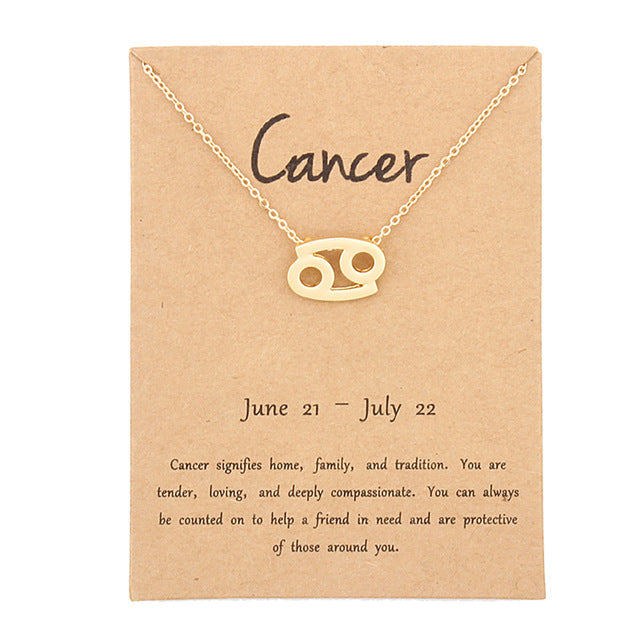 Cancer Sign Necklace