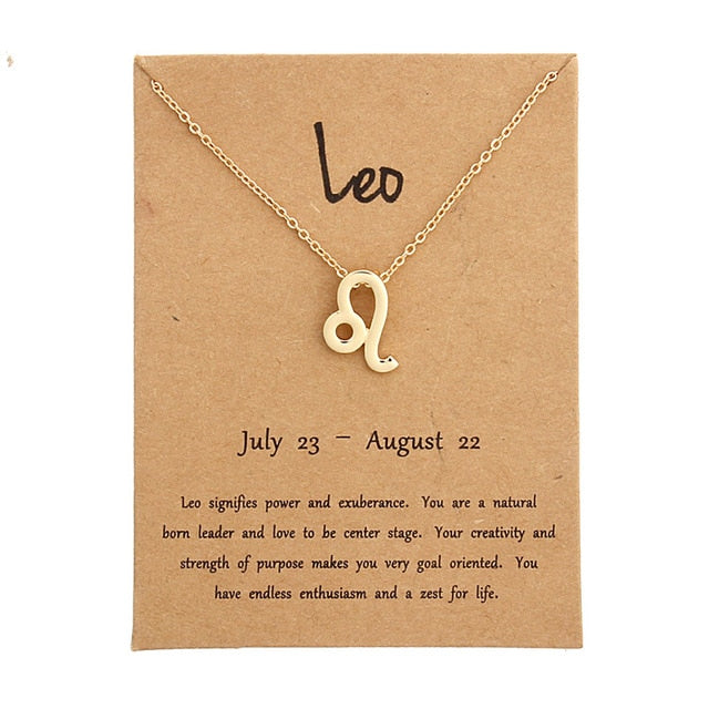 Leo Sign Necklace