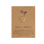 Virgo Sign Necklace