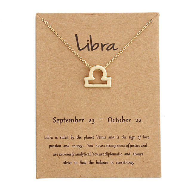 Libra Sign Necklace