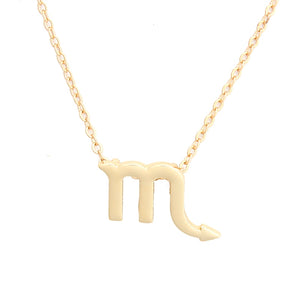 Scorpio Sign Necklace