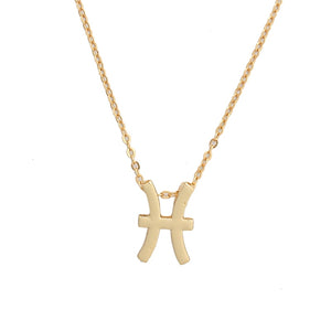 Pisces Sign Necklace